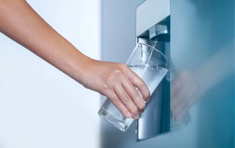 خوردن آب با فیلتر یخچال ساید 